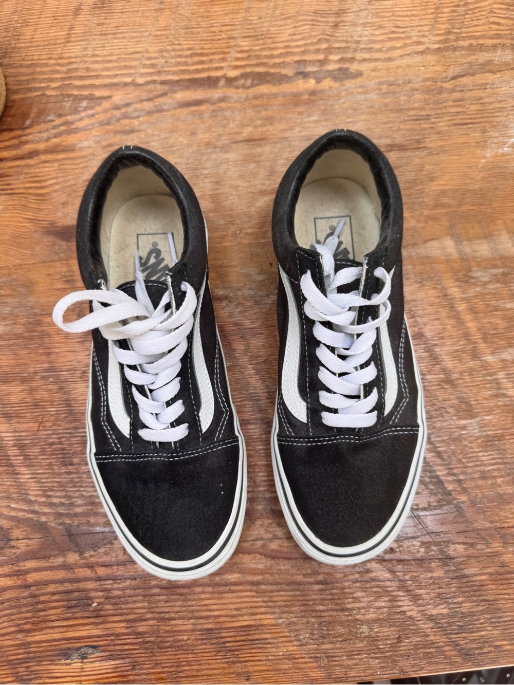 Vans Black and White Old Skool Men's Skate Sneakers
